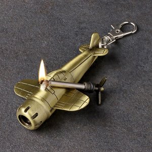 Вечная спичка "Самолет" туристическая, с кольцом