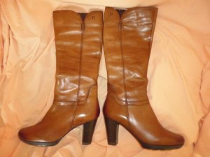 Кожаные сапоги бренда Caprice, 36 р. , новые