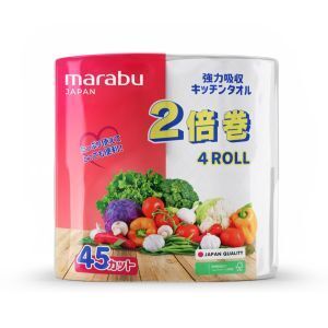 Кухонные полотенца MARABU 4 рул, 16,8м