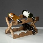 Стеллаж винный &quot;Антик&quot;, 40 х 30 х 30 см, массива ясеня