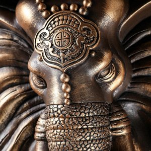Консоль "Индийский слон", цвет коричнево-золотой, 36 см