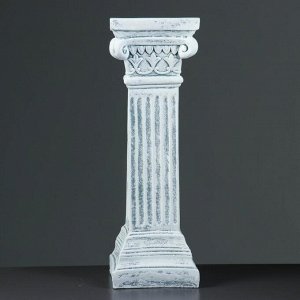 Колонна "Античная малая" серый камень 18х18х56см