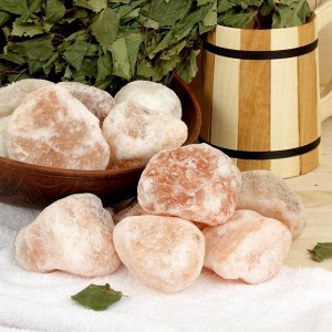 Гималайская розовая соль &quot;Добропаровъ&quot;, галька, 50-120мм, 2 кг