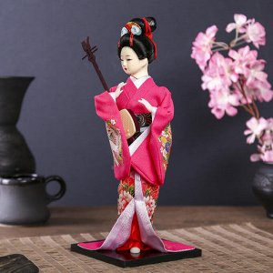 Кукла коллекционная в кимоно с аксессуаром 25х9,5х9,5 см