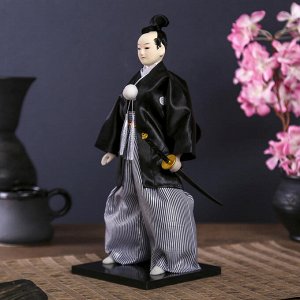 Кукла коллекционная "Самурай с саблей" 30х12,5х12,5 см