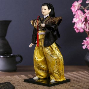 Кукла коллекционная Самурай с мечом 30х9,5х9,5 см