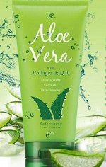 &quot;Пенка д/умывания Освежающая &quot;&quot;Алоэ Вера, Коллаген и Q10&quot;&quot; ARON 150 гр&quot;
