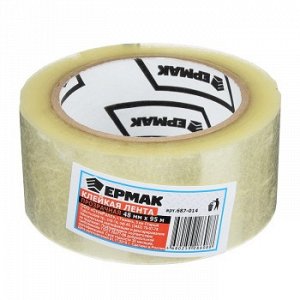 Лента клейкая прозрачная "Ермак", 48мм*95м (1/36) 687-014