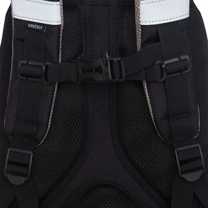 Рюкзак школьный GRIZZLY с карманом для ноутбука 13", анатомической спинкой, для мальчика