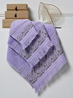 Полотенце махровое с бахромой 50*90