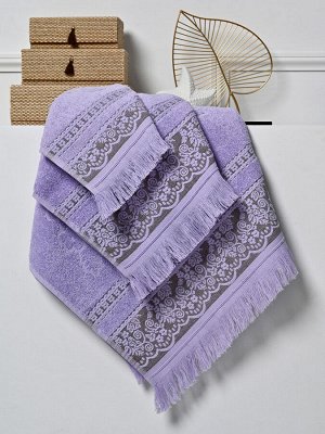 Полотенце махровое с бахромой 70*140