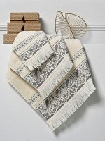 Полотенце махровое с бахромой 70*140
