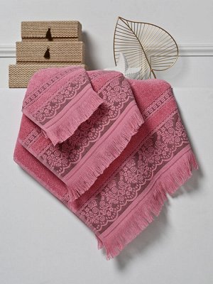 Полотенце махровое с бахромой 70*140