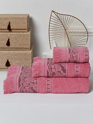 Полотенце махровое с бахромой 70*140