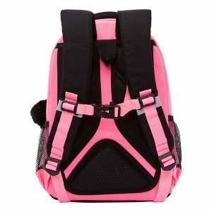 Рюкзак школьный GRIZZLY с карманом для ноутбука 13", анатомической спинкой, для девочки