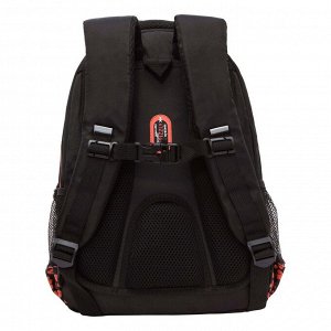 Рюкзак школьный GRIZZLY с карманом для ноутбука 13", анатомической спинкой, тремя отделениями, для девочки