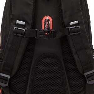 Рюкзак школьный GRIZZLY с карманом для ноутбука 13", анатомической спинкой, тремя отделениями, для девочки