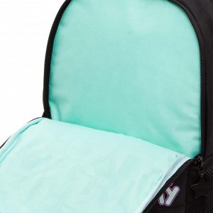Рюкзак школьный GRIZZLY с карманом для ноутбука 13", жесткой спинкой, двумя отделениями, для девочки