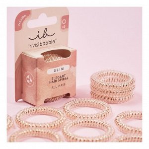 Резинка-браслет для волос invisibobble SLIM Bronze Me Pretty (в картоне)