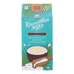 ЗОЛОТО ИНДИИ Organic Cocoa flour Кокосовая мука органическая 400г