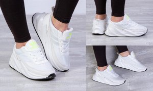 Обувь женская 9509 Кроссовки "6071 - AD-Платформа" Белые