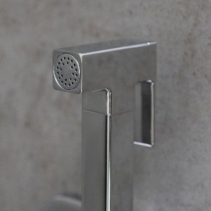 LM5820CW "Контест" Смеситель с гигиеническим душем, встраиваемый, хром/белый