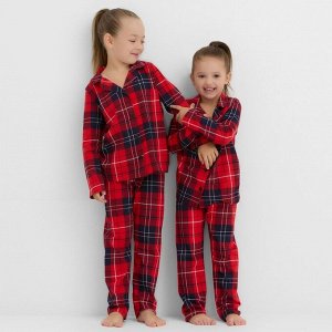 Пижама новогодняя детская KAFTAN "Cristmas" размер34 (122-128)