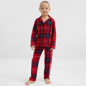 Пижама новогодняя детская KAFTAN "Cristmas" размер34 (122-128)