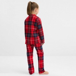 Пижама новогодняя детская KAFTAN "Cristmas" размер34 (122-128)