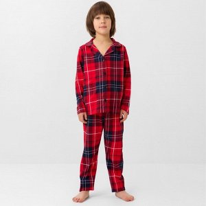 Пижама новогодняя детская KAFTAN "Cristmas" размер34 (122-128)