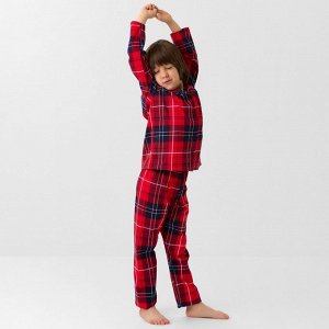 Пижама новогодняя детская KAFTAN "Cristmas" размер34 (122-128)