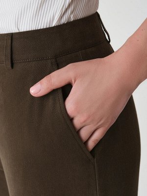 Укороченные брюки со стрелками