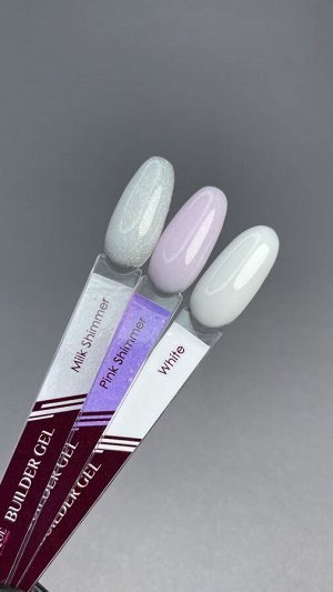WHITE белый гель Unique для наращивания/моделирования и укрепления ногтей, 15 мл