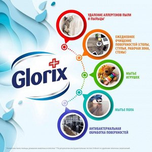 Glorix Средство для пола Свежесть Лимонная  Энергия 1л