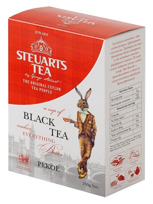 Чай черный листовой (STEUARTS TEA. PEKOE) [250гр., Шри-Ланка]