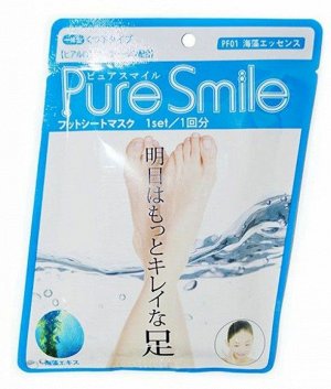 "Pure Smile" Питательная маска для ступней с эссенцией морских водорослей 1