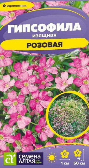 Цветы Гипсофила Изящная Розовая/Сем Алт/цп 0,05 гр.