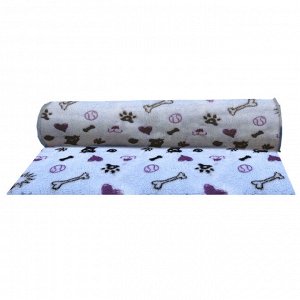 Коврик меховой ProFleece Mr.Kranch 1х1,6м голубой/черный/лиловый