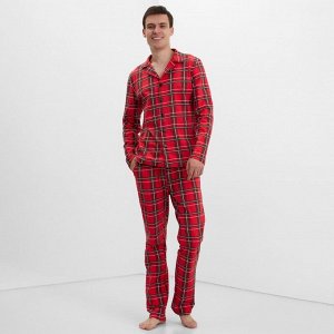 Пижама мужская KAFTAN "Клетка" размер