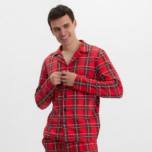 Пижама мужская KAFTAN "Клетка" размер
