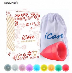 Л Менструальная чаша (menstrual cup) красная