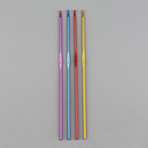 Крючок для вязания, d=2.5 мм, 15 см, МИКС