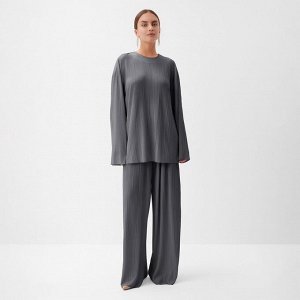 Костюм женский (блуза, брюки) MIST Classic collection, графит