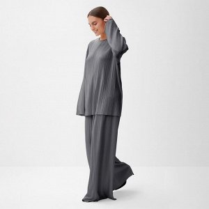 Костюм женский (блуза, брюки) MIST Classic collection, графит
