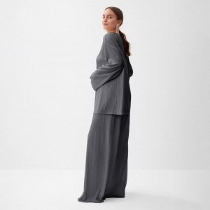 Костюм женский (блуза, брюки) MIST Classic collection, графит