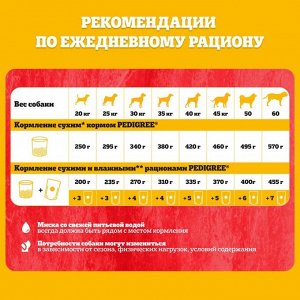 Сухой корм Pedigree для собак крупных пород, говядина, 13 кг