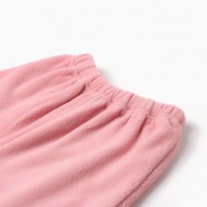 Брюки флисовые детские MINAKU: Fleece Soft, розовые.