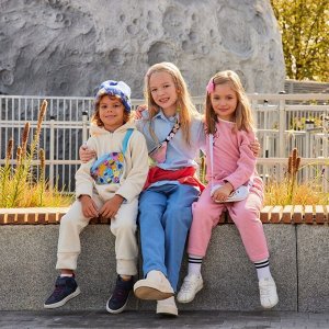 Брюки флисовые детские MINAKU: Fleece Soft, розовые.