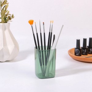 Подставка для хранения «Яркость», квадратная, 6.5x6.5x9.5 см, МИКС
