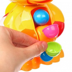 Игрушка-мельница для ванны Крошка Я «Забавный утёнок», с ковшиком